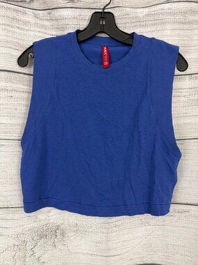 Spanx Blue Muscle Tank Size XS